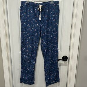 Vineyard Vines Men's Flannel Christmas lounge pants in "Santa Whale” Size Large